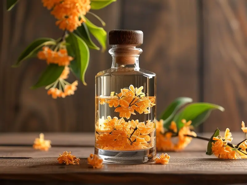 桂花泡白酒制作过程展示