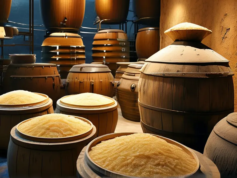 黄酒传统酿造工艺现场实拍