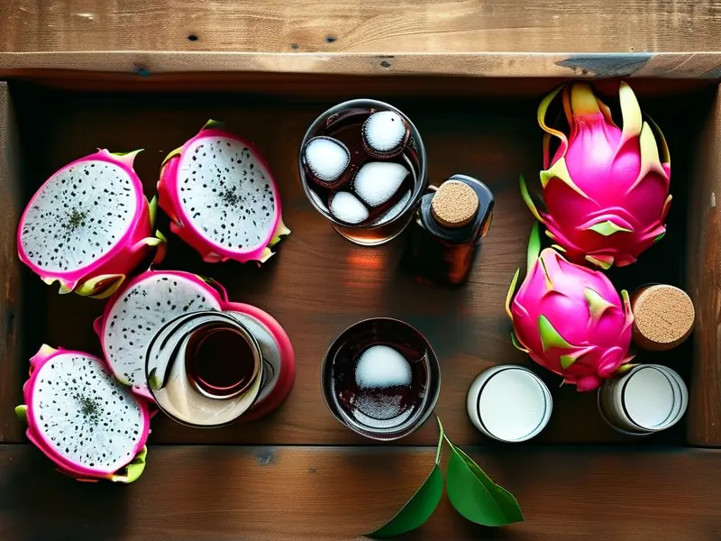 家庭自酿火龙果果酒制作过程展示