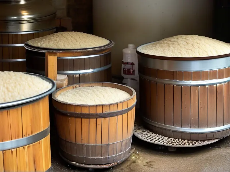 家庭酿糯米酒制作过程展示