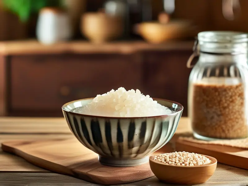 家用糯米酿酒成品展示