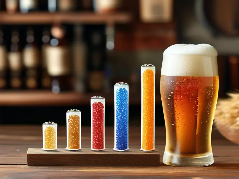 精酿啤酒与普通啤酒嘌呤含量对比分析图