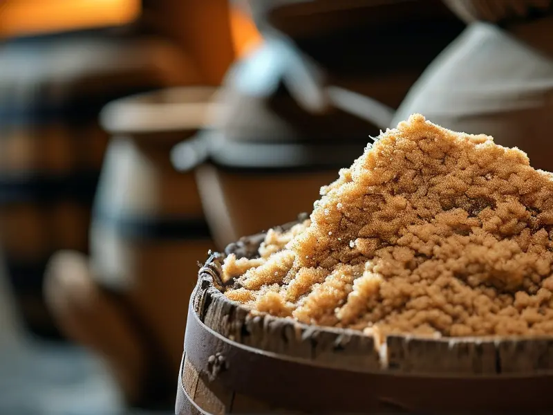 酒糟酒制作过程实拍图