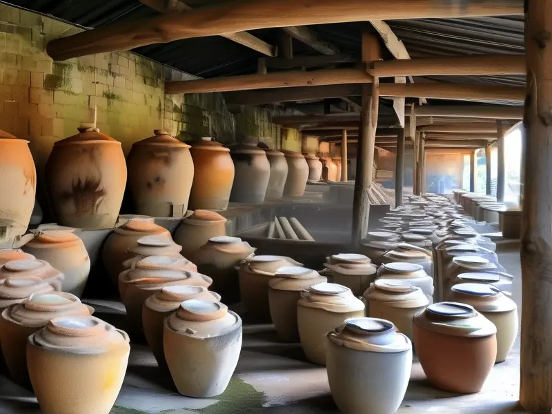 客家羊羔酒制作过程展示