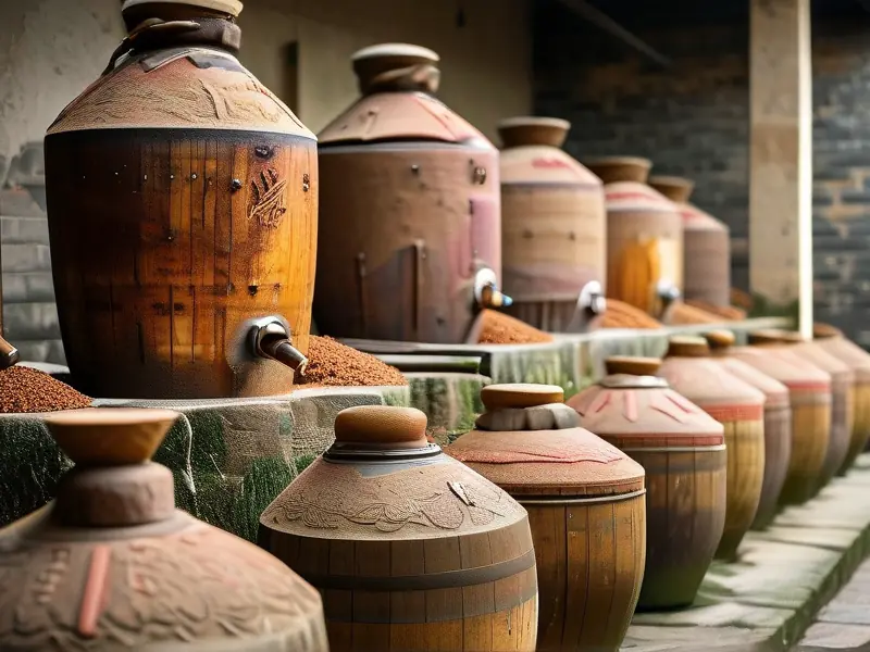 老酒酿造过程图解