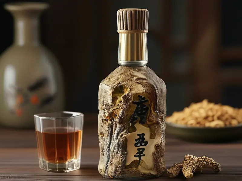 鹿茸虫草泡酒配方制作过程