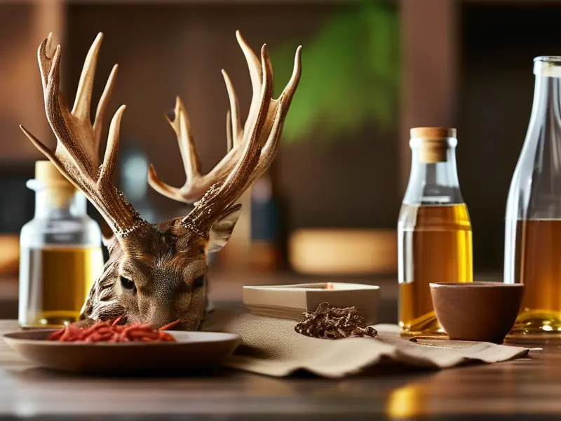 鹿茸泡酒制作过程展示