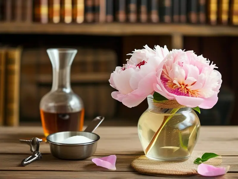 牡丹花酒原料与酿造工具展示