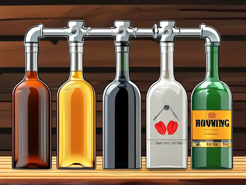 纯酿酒与勾兑酒对比图