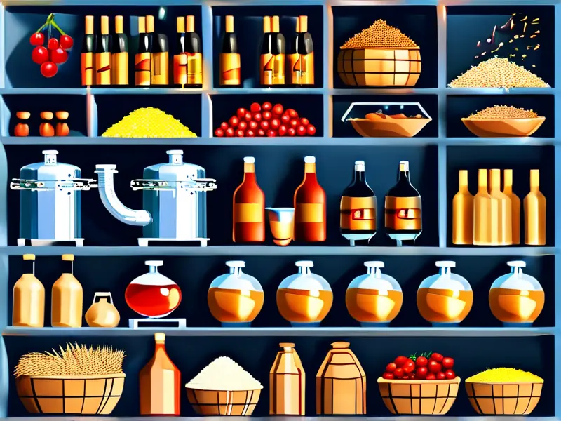 酿酒材料展示图