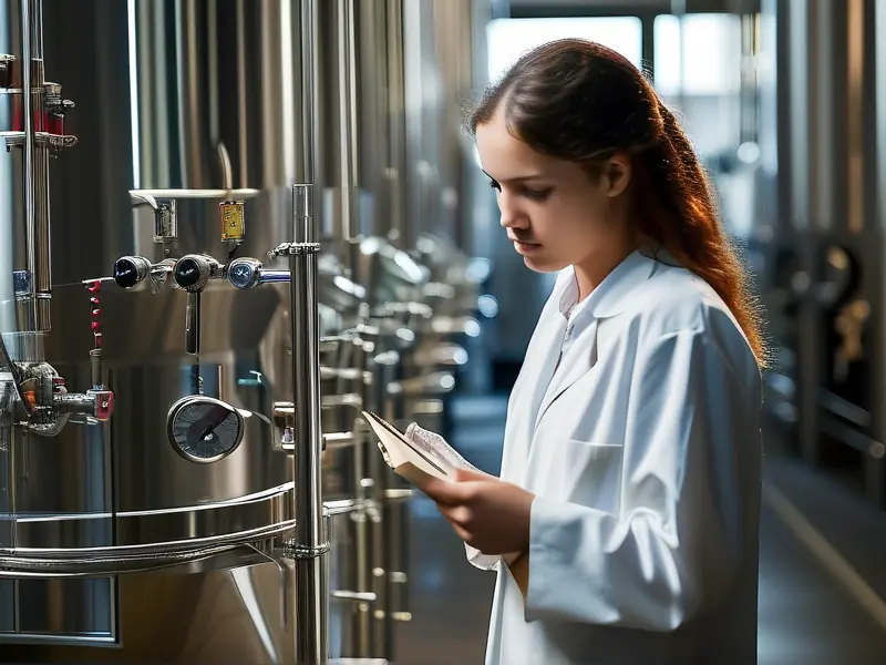 酿酒工艺专业学生实验操作