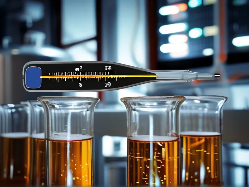 酿酒酵母发酵温度实时监控与数据分析图