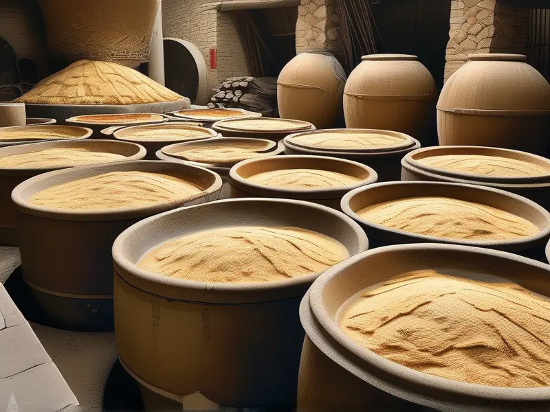 传统酿酒大曲的制作与发酵过程