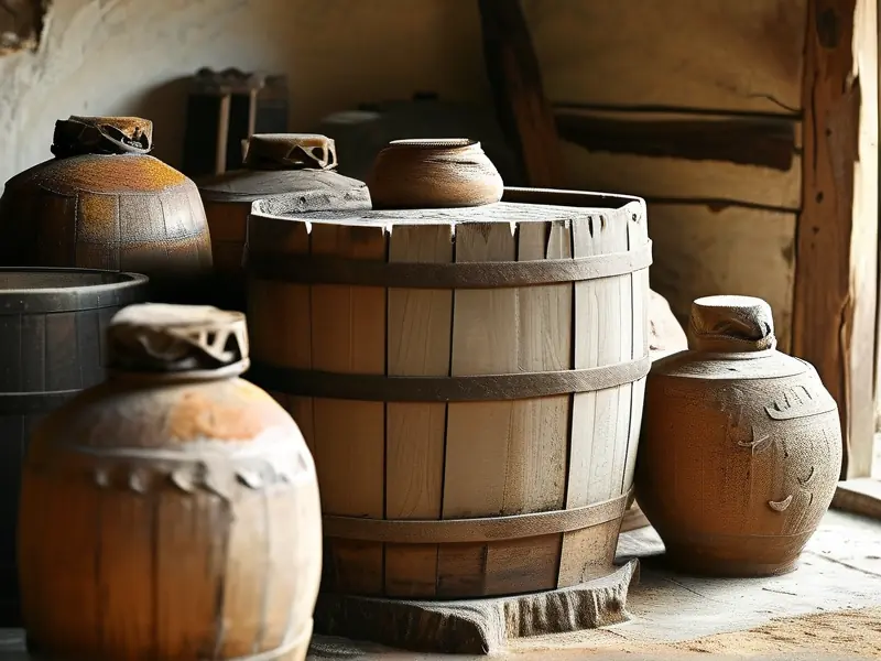 农村家庭自酿白酒的传统工艺展示