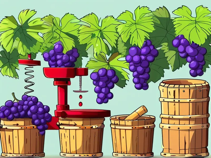 葡萄酒酿制工艺流程图解