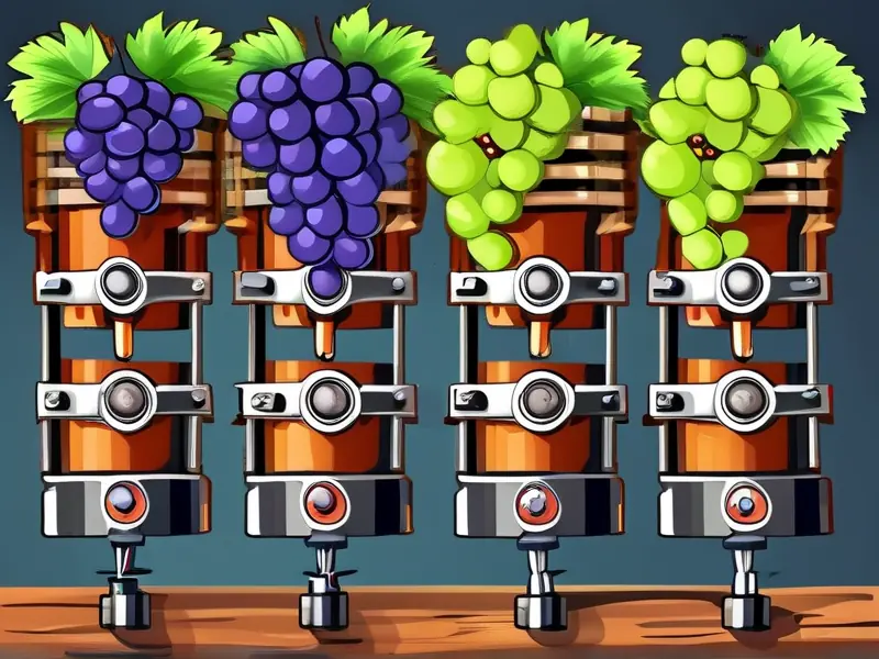 葡萄酒酿造工艺流程示意图