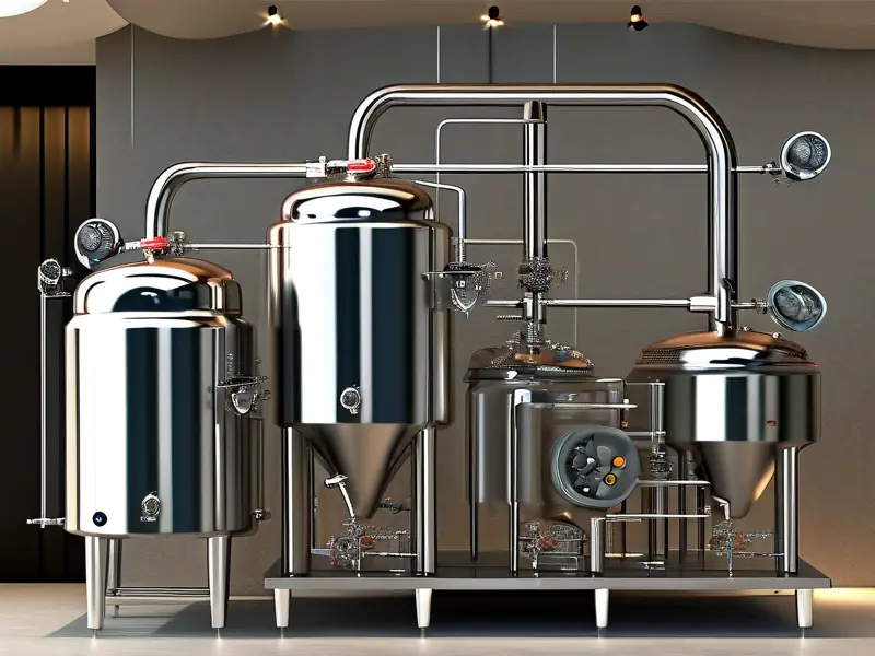 酿酒设备展示图