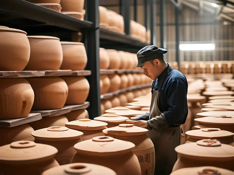 容大酱酒传统酿造工艺实景展示
