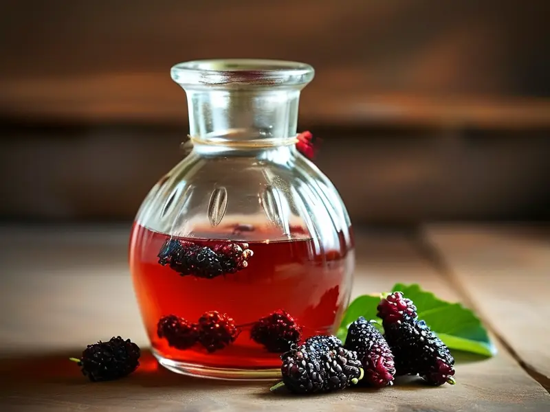 桑葚酒泡制过程展示图