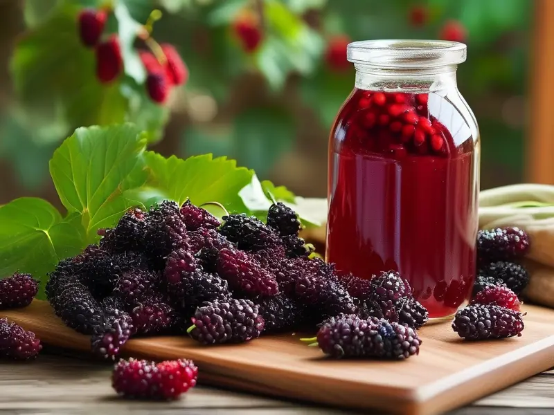 家庭自制桑葚酒制作过程图解