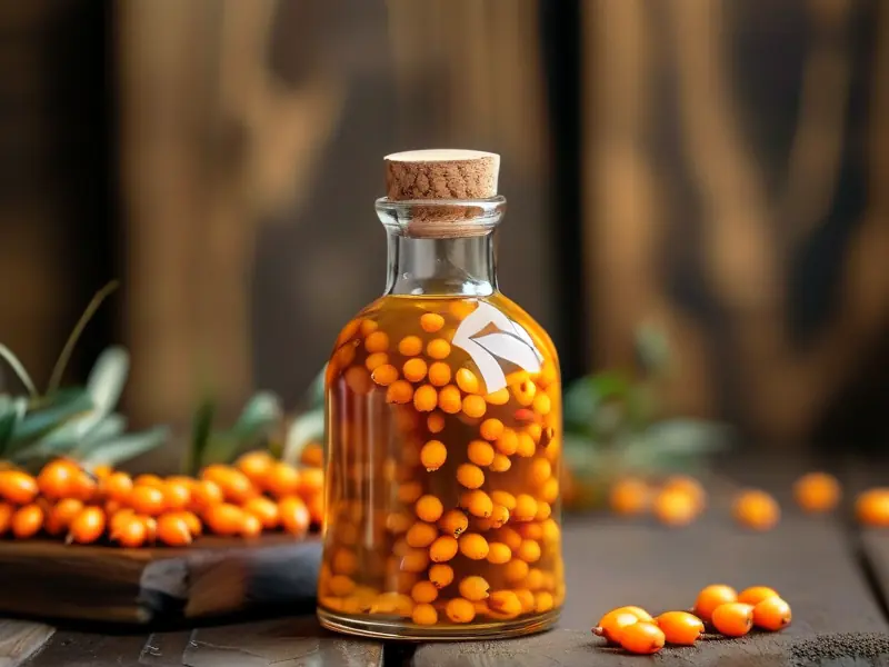 沙棘泡酒制作过程展示