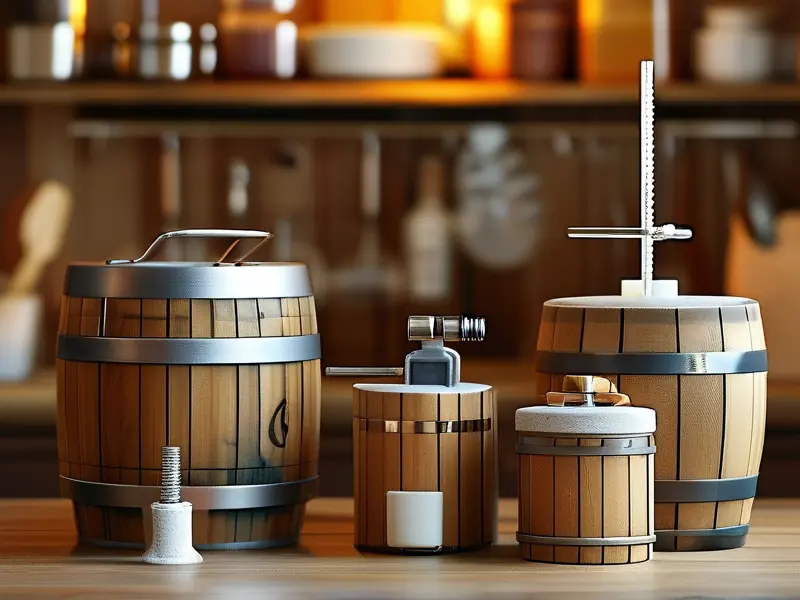 小型家庭酿酒工具套装展示