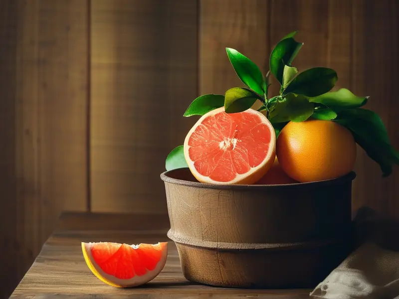 柚子果酒制作原料与工具展示