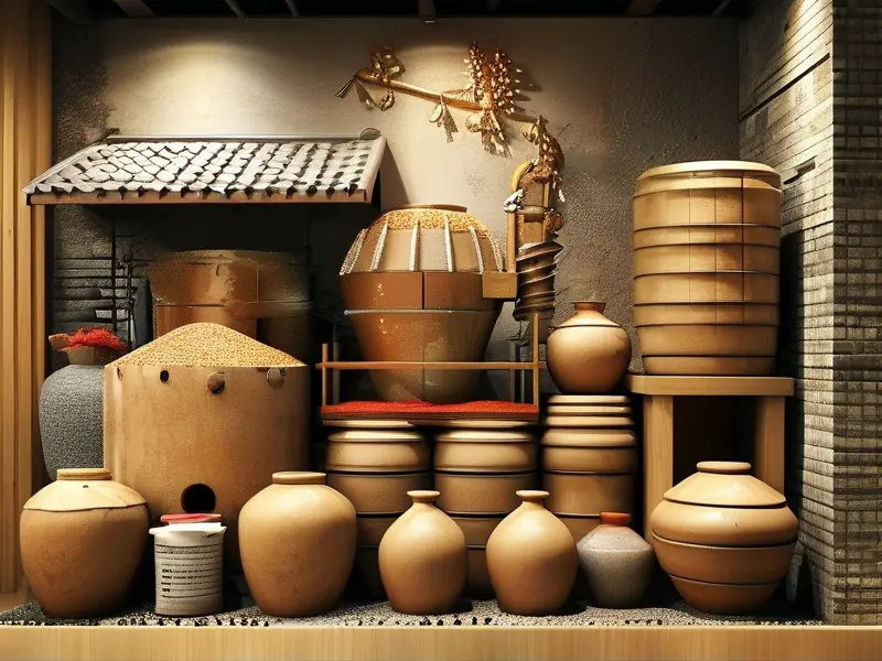 大曲坤沙酿酒传统工艺流程图解