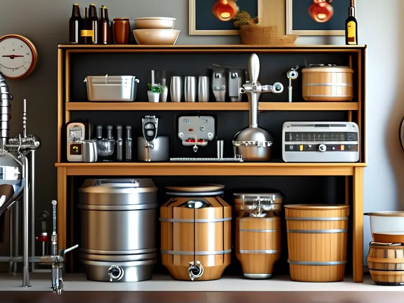 自酿啤酒全套设备展示