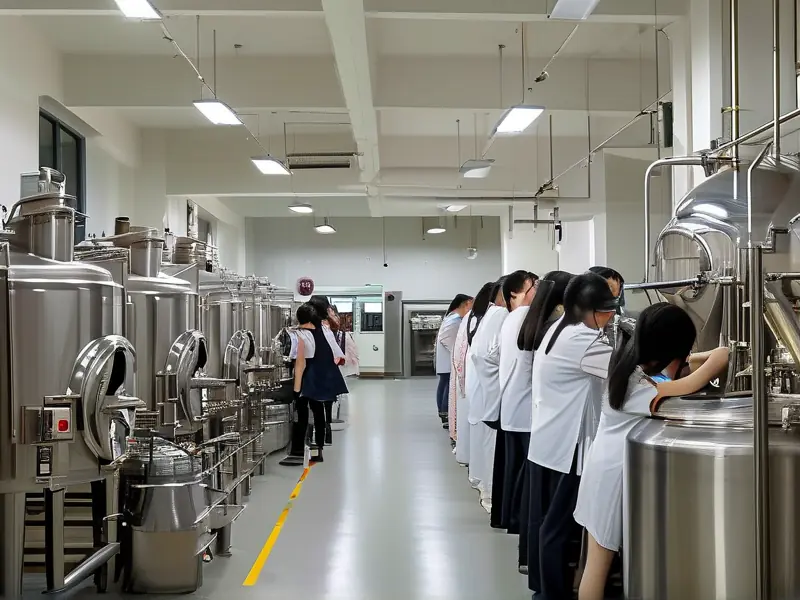 安徽酿酒专业学校学生实践酿酒技术