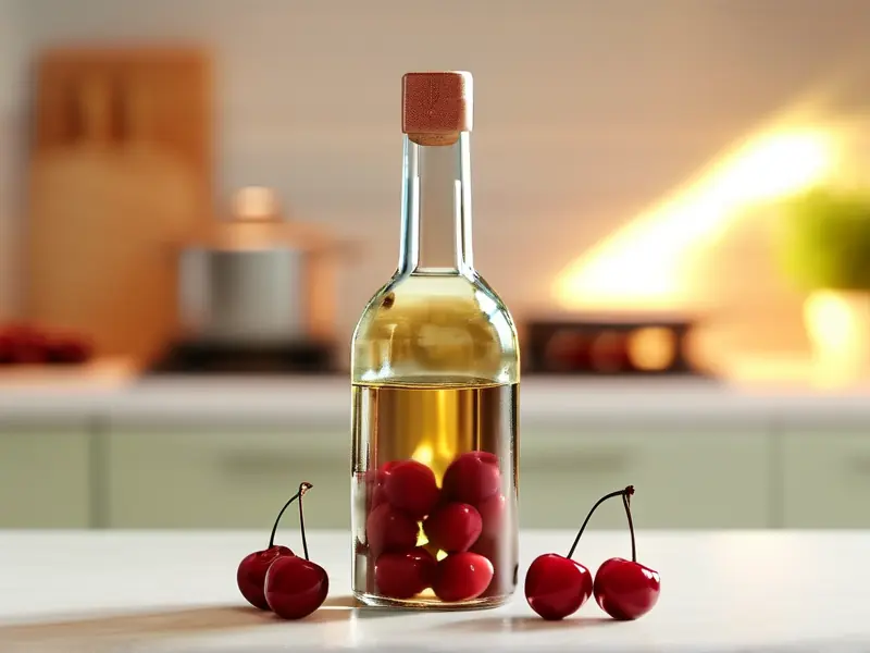 白酒泡樱桃酒制作过程展示