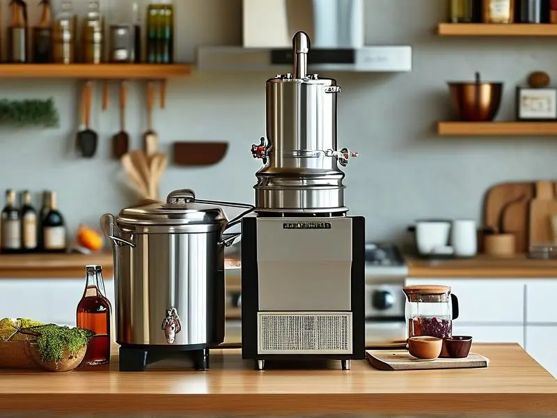 不锈钢节能家用酿酒设备实景展示