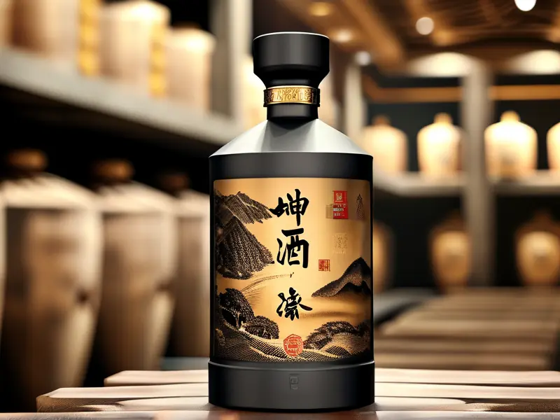 采用坤沙工艺的高端白酒展示