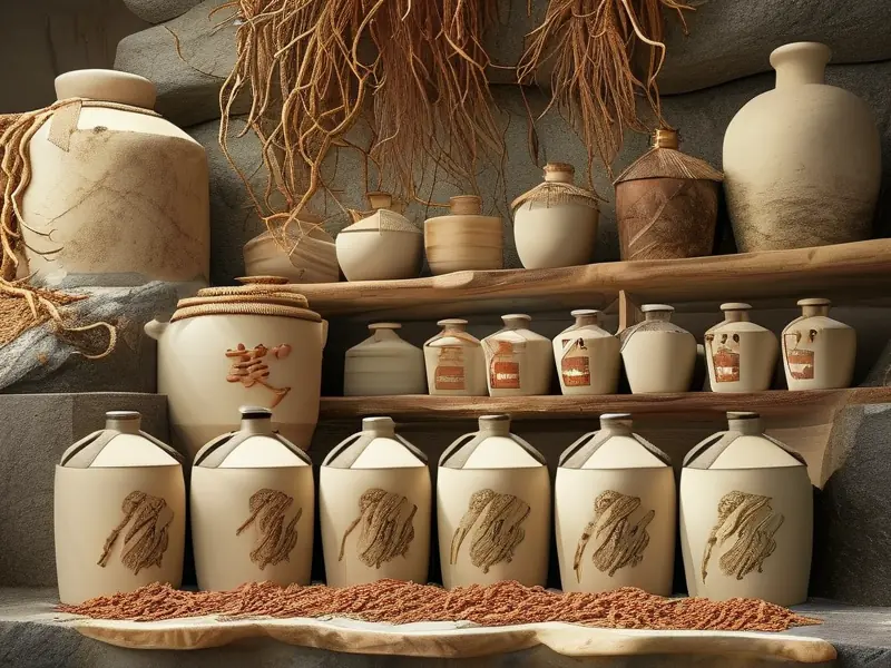 长白山野人参泡酒制作过程