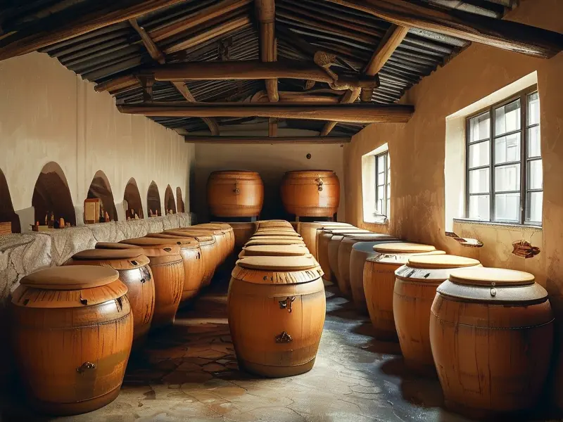 崇明老白酒传统酿造工艺展示图