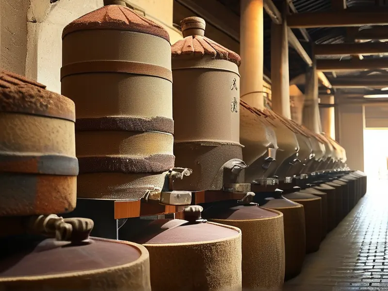 纯粮酿造白酒技术流程图