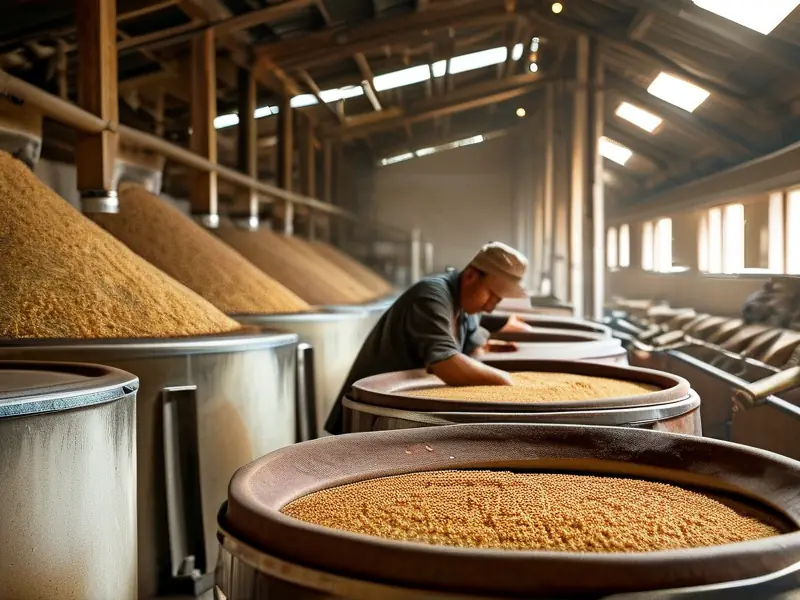 纯粮食酿造酒生产车间实景图