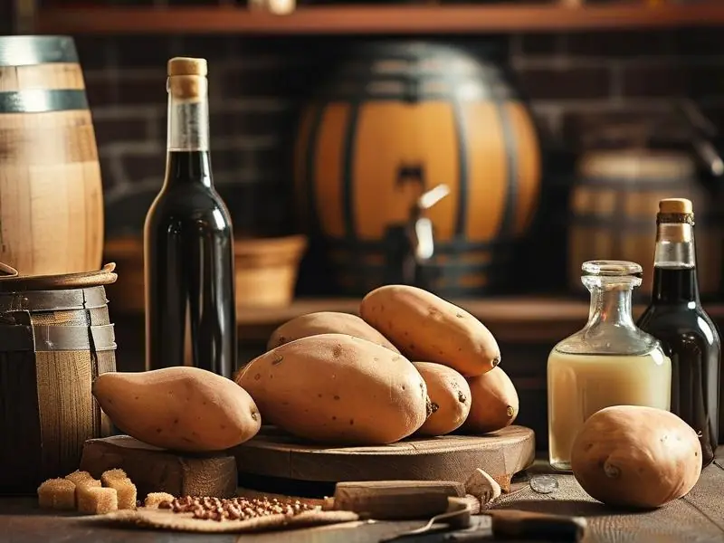 家庭番薯酒制作过程实拍