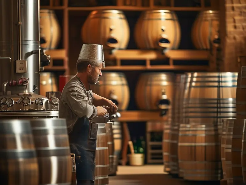 高度酒蒸馏过程实拍
