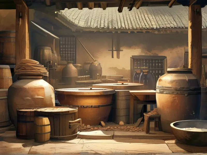 古代酿酒工艺实景展示