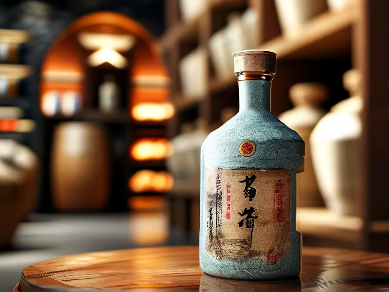 贵州当台酒业窖藏老酒展示图