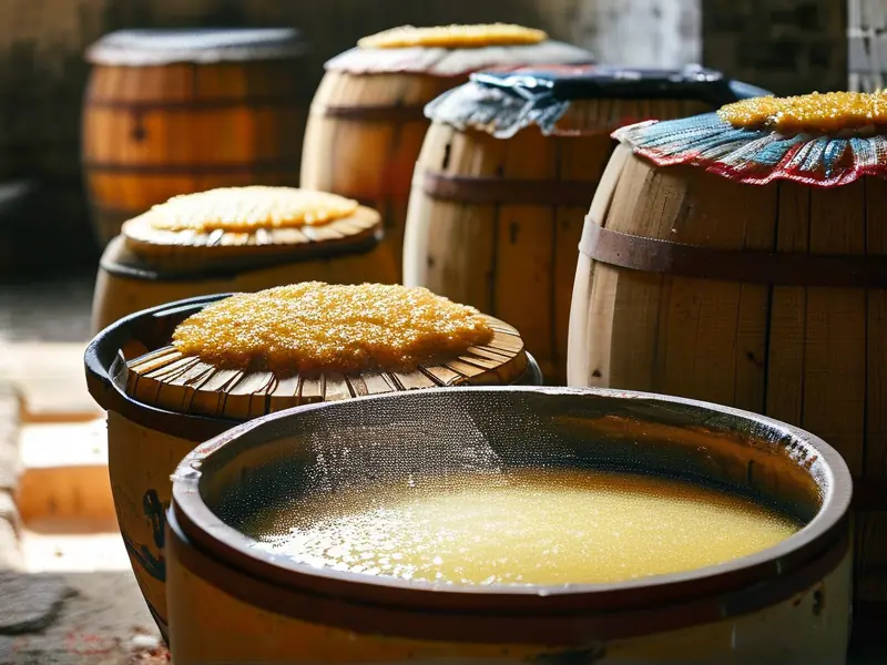 家庭黄酒制作过程实拍图