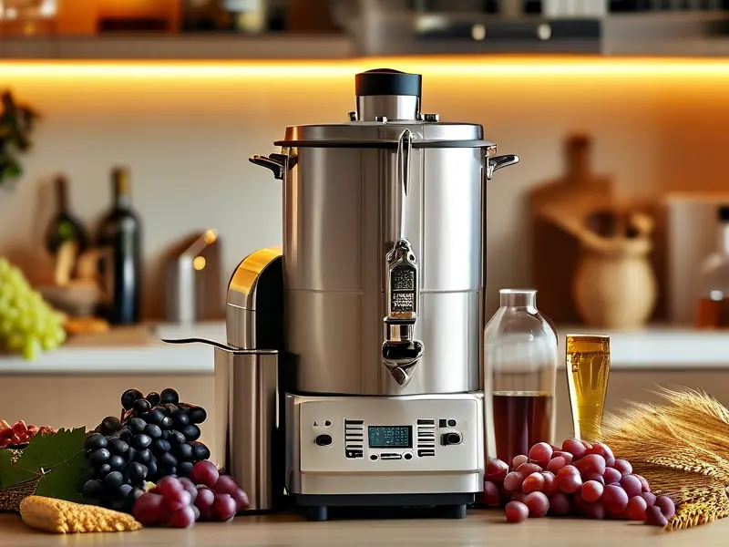 家用微型酿酒机在厨房中的使用场景