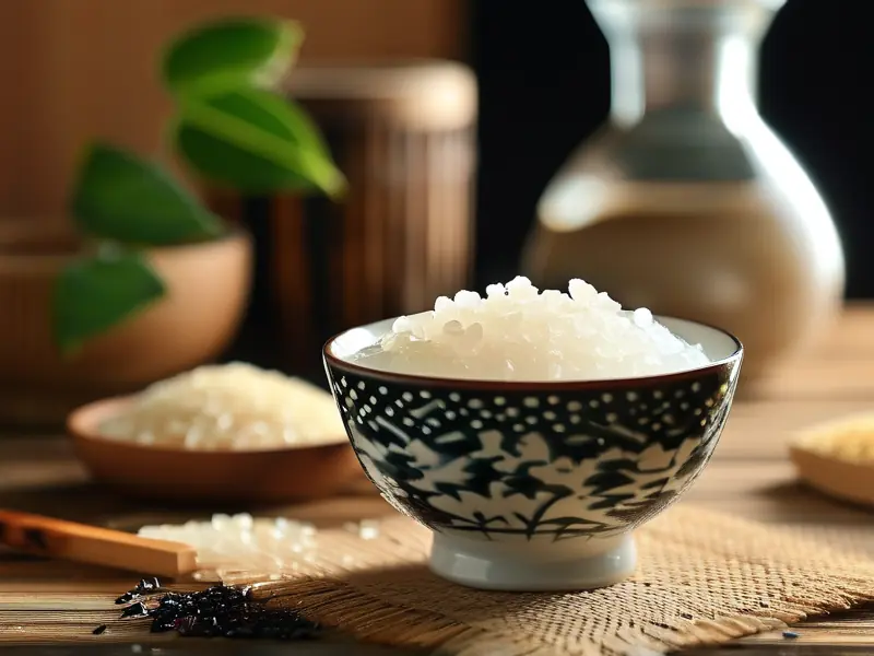 家庭自制江米酒成品展示