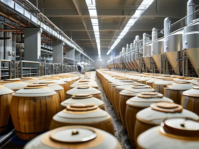 江苏天酿河酒业生产车间实景