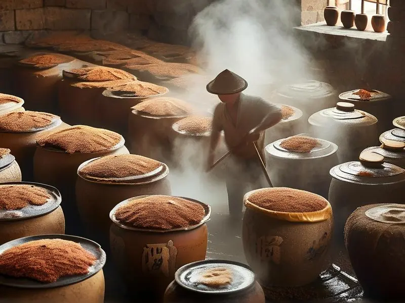 酱香型白酒传统酿造工艺实景展示