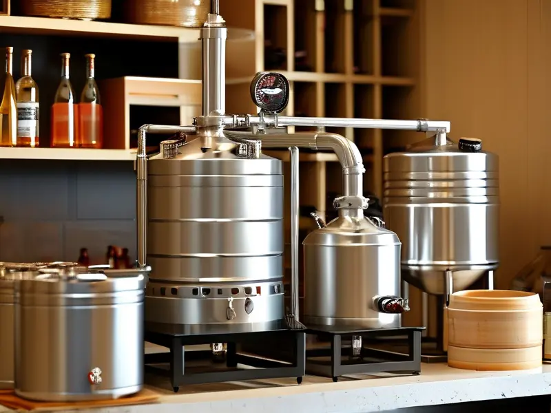 家庭白酒酿造设备展示