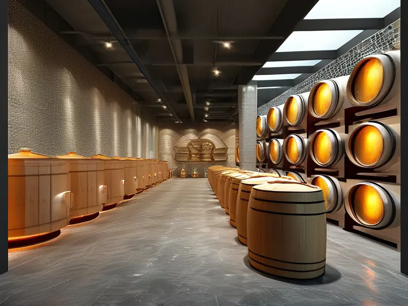 纯粮酿造接待用酒生产过程展示