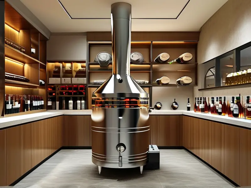 节能烤酒设备在酿酒车间的实际应用