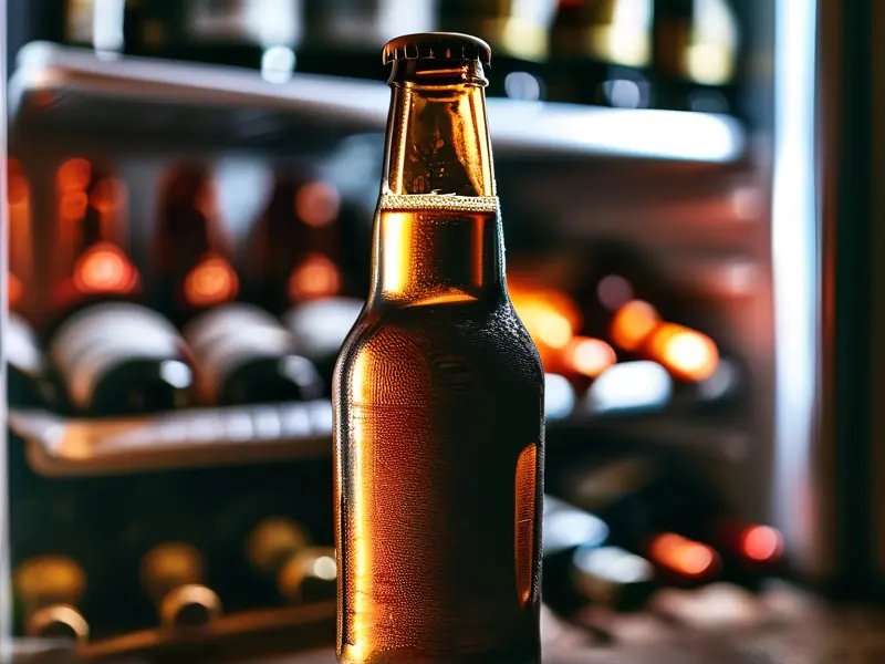 精酿啤酒冷藏保存示意图